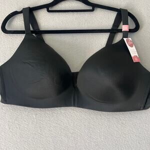 Cacique Bra Womens 44D Black Uplift Plung
